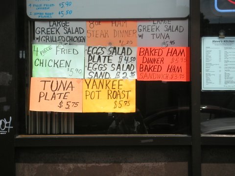 Yankee Pot Roast, $5.95.