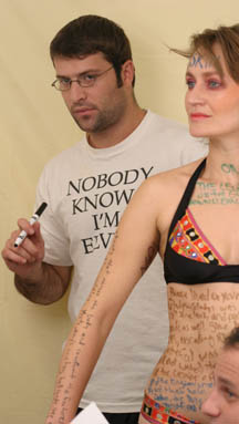 Geoff suddenly realizes everybody can smell it.