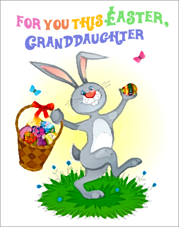 For you this Easter, Granddaughter...
