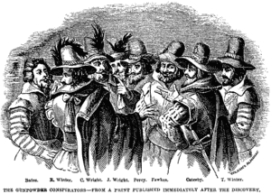 The Gunpowder Plot, which had something to do Guy Fawkes, whoever he was.