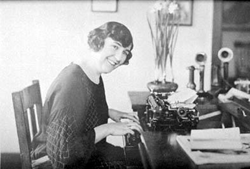This is Millie Von Kruesenstein, Y.P.R.'s typist.